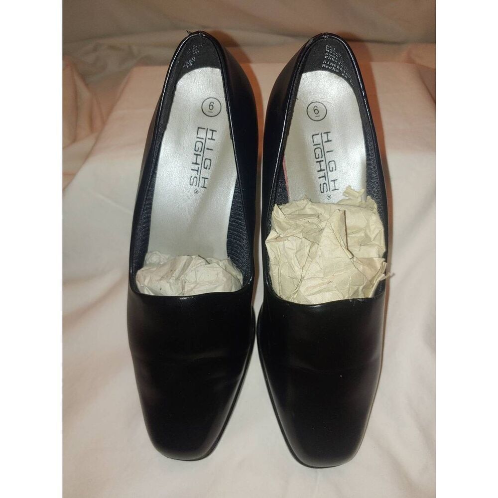 High Lights Women's Size 6 Black Heels